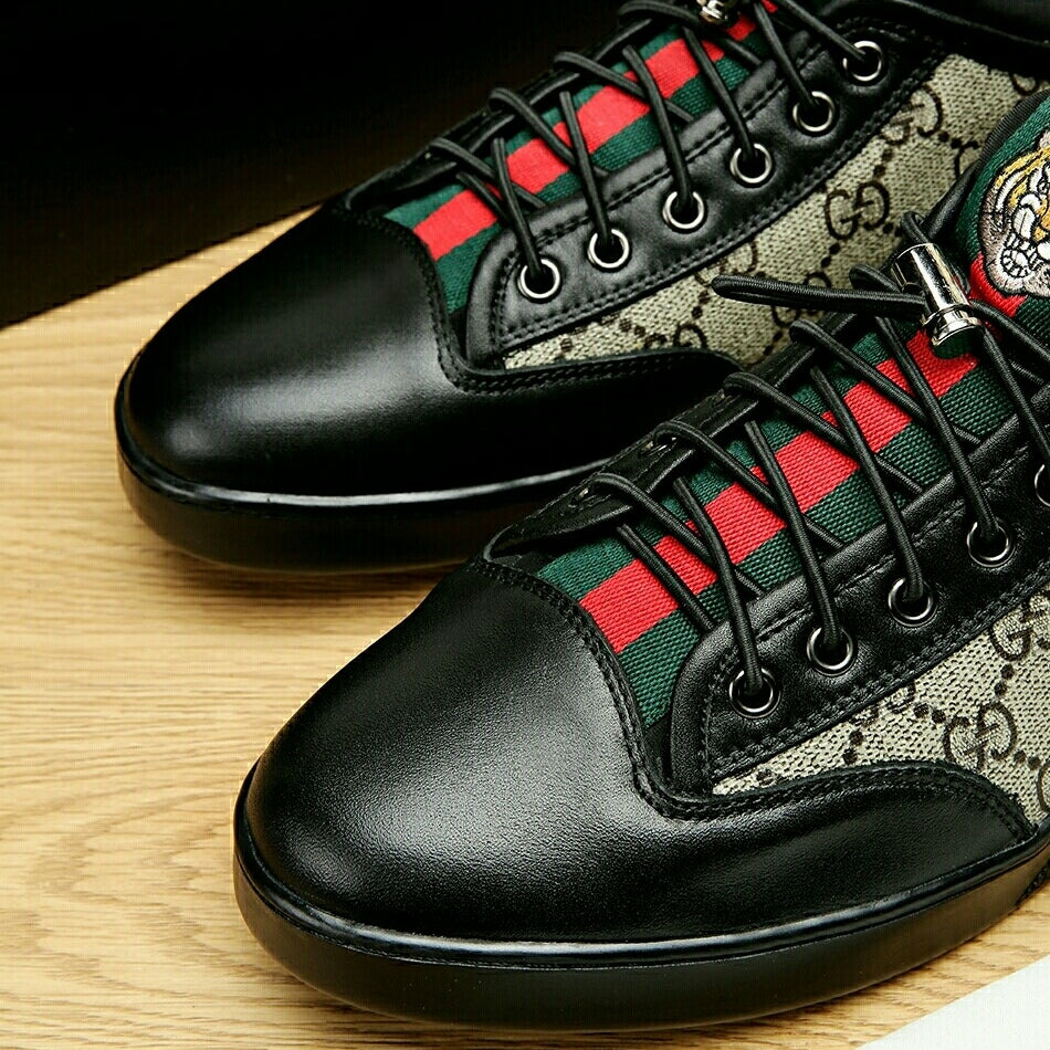 Gucci Men's Casual Sneakers | Brown & Black