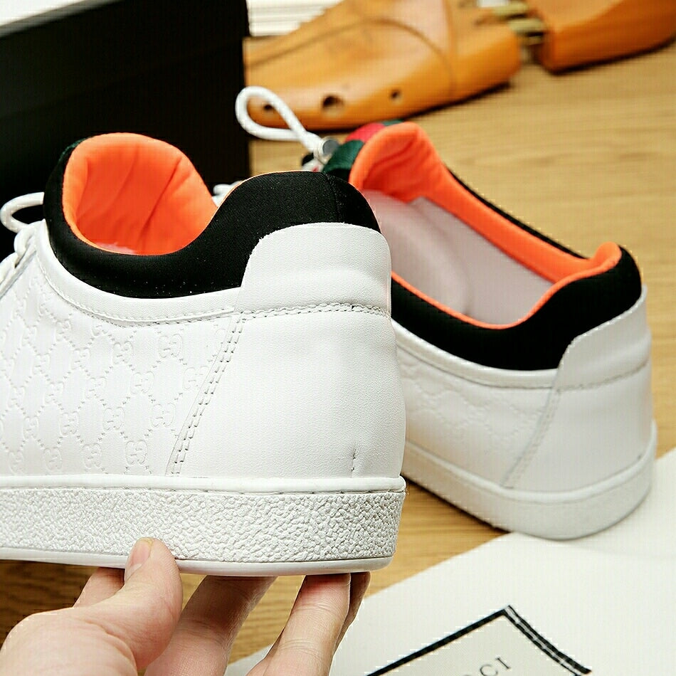 Gucci Men's Casual Sneakers | White & Black