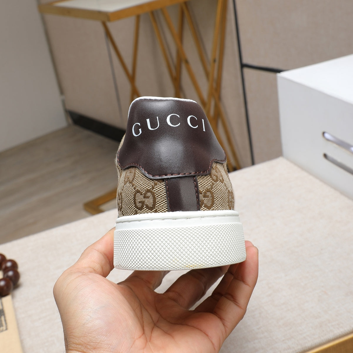 Gucci Men's Casual Everyday Shoes | Brown & Navy