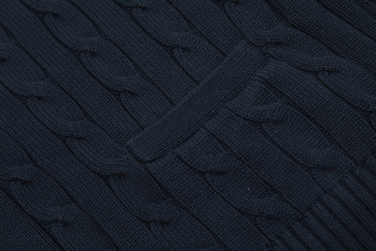 Ralph Lauren Unisex V-neck Cable Knit Cardigan