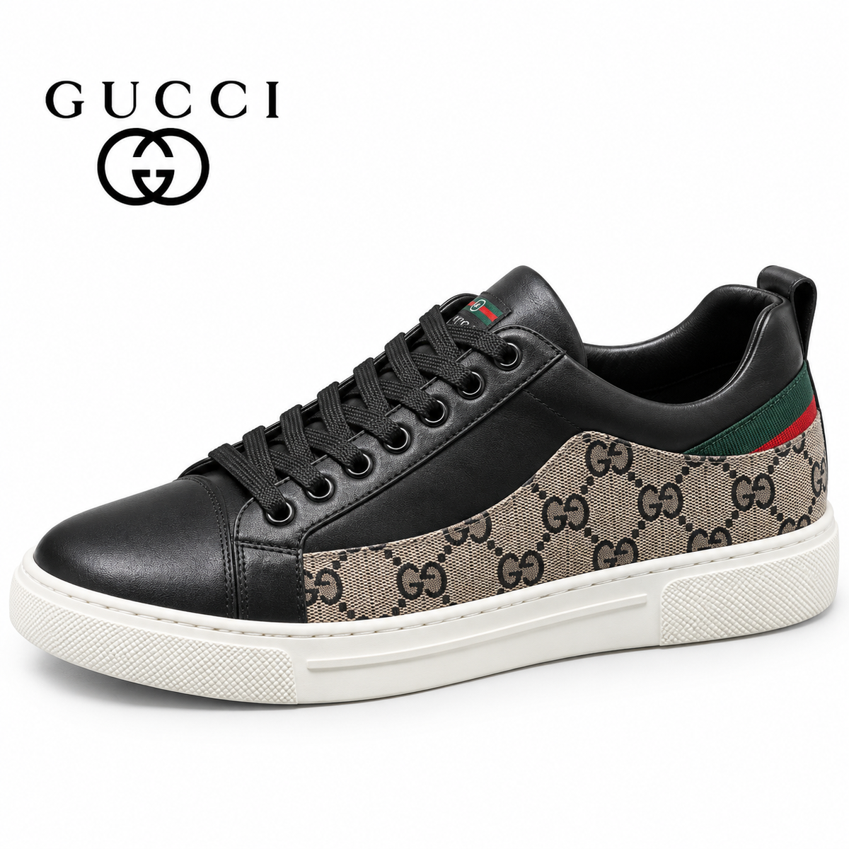 Gucci Men's Casual Sneakers | Black & White