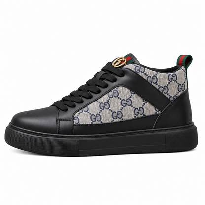 Gucci Men's Casual Athletic Sneakers | Navy & Brown