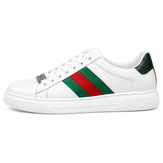 Gucci Men's Casual Everyday Shoes | White & Black