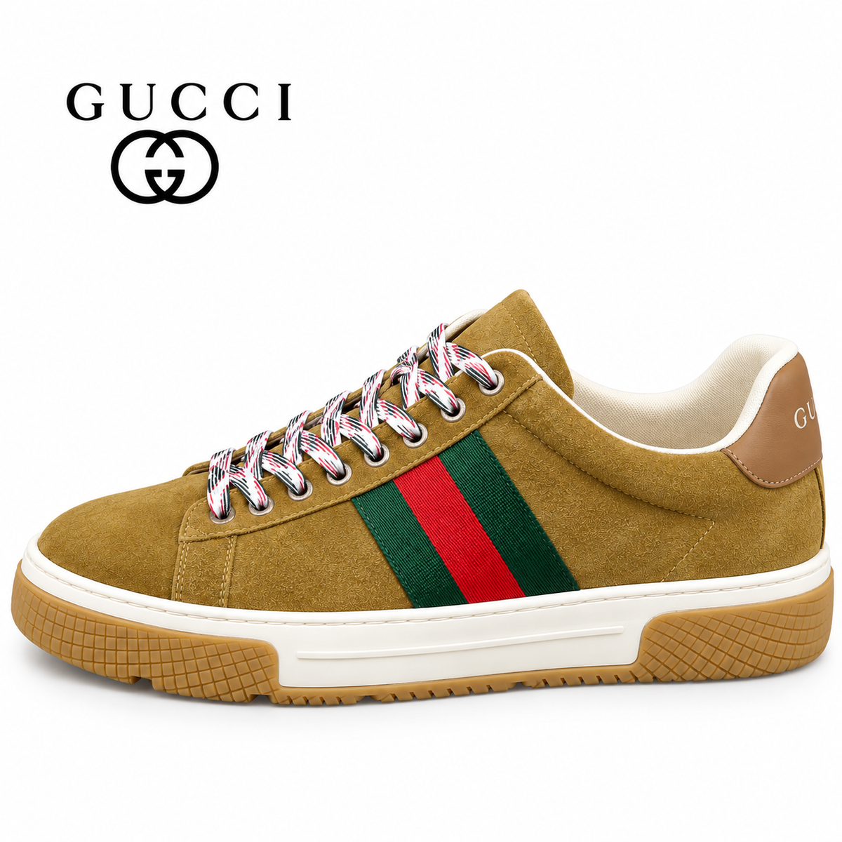 Gucci Men's Casual Sneakers | Brown & Black