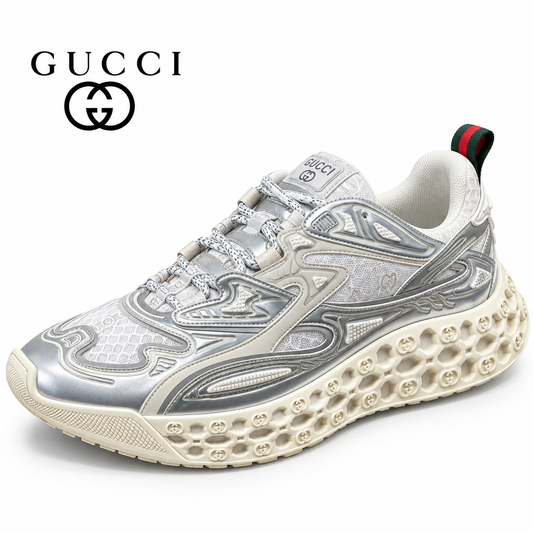 Gucci Unisex Casual Sneakers | White