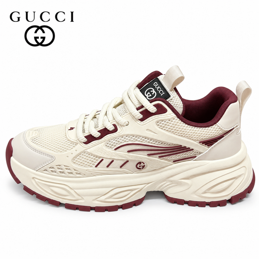Gucci Men's Casual Sneakers | Beige, Black & Khaki