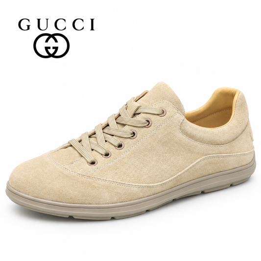 Gucci Men's Casual Sneakers | Beige, Brown & Black