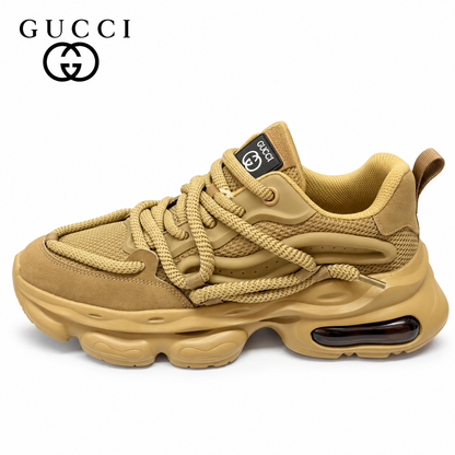 Gucci Men's Casual Sneakers in Brown, Gray & Black