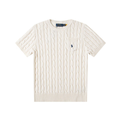 Ralph Lauren Women‘s Cable Knit T-shirt