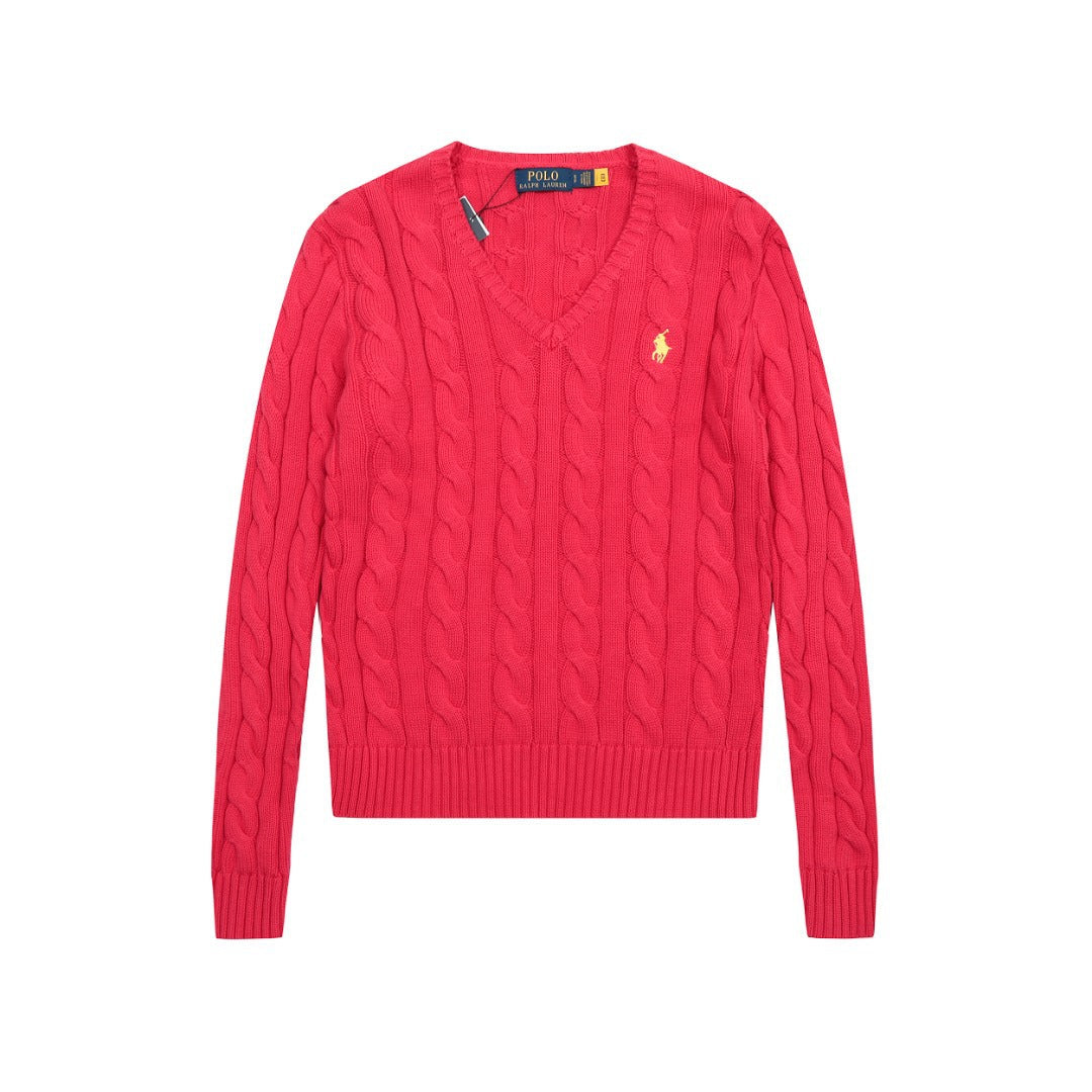Ralph Lauren Women‘s Cable Knit Cotton Sweater