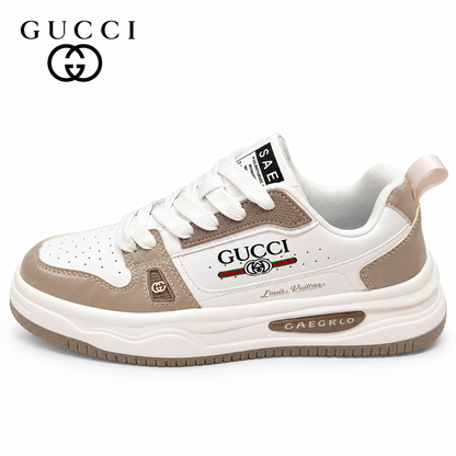 Gucci Men's Casual Sneakers | Brown & Beige