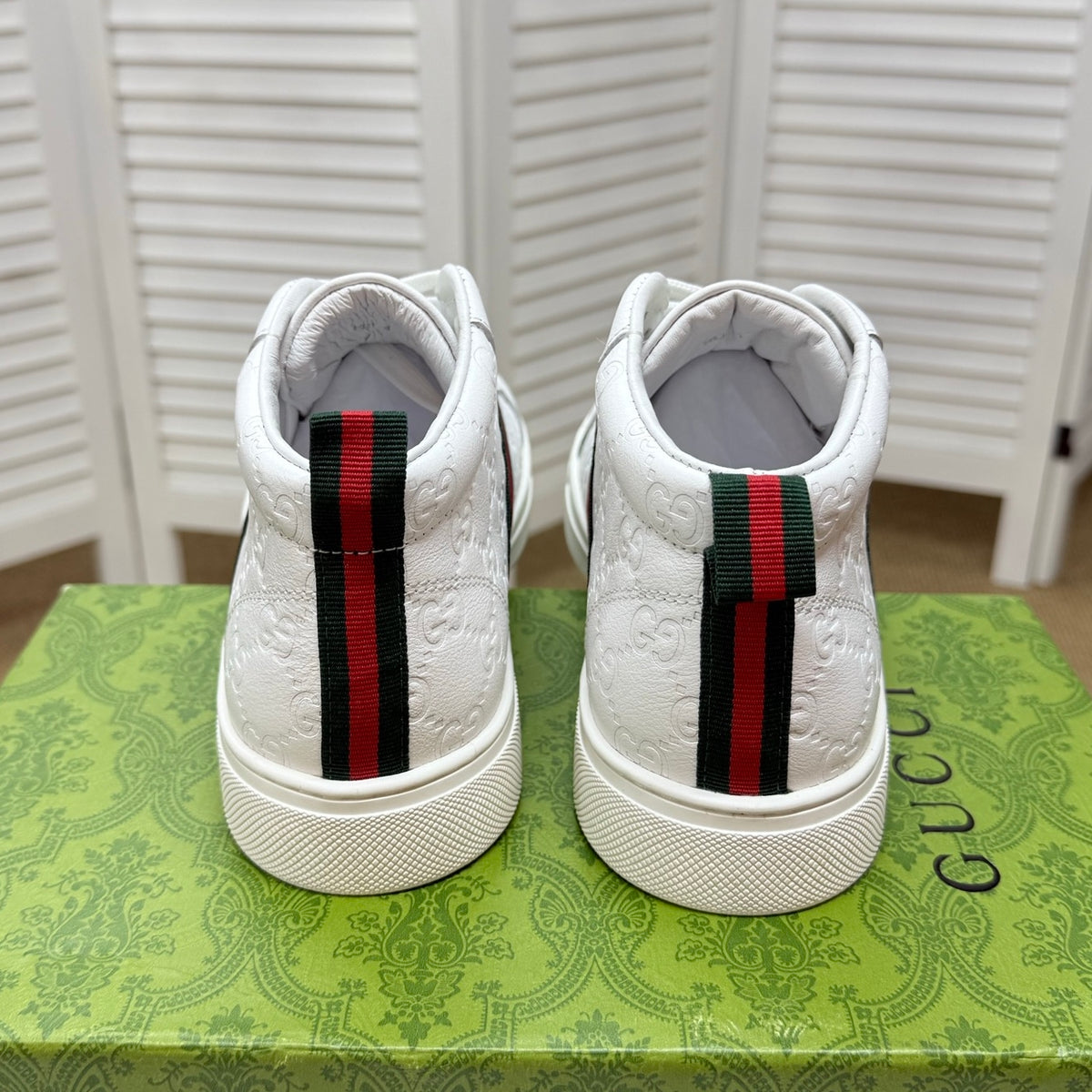 Gucci Men's Casual Sneakers | White & Black