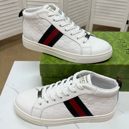 Gucci Men's Casual Sneakers | White & Black