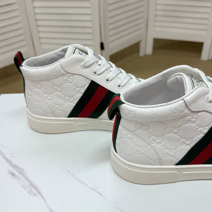 Gucci Men's Casual Sneakers | White & Black