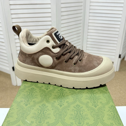 Gucci Men's Casual Sneakers | Brown, Black & Gray