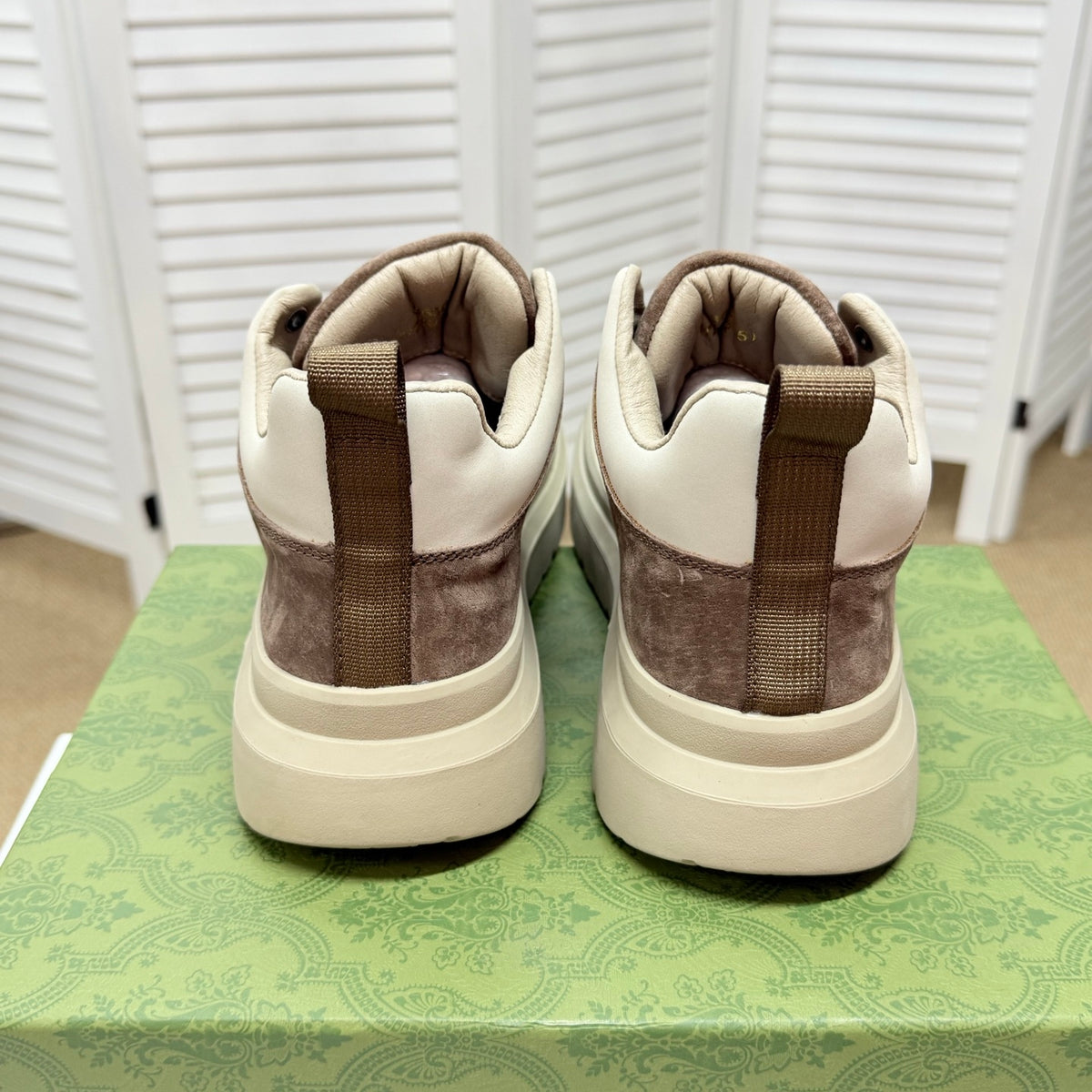 Gucci Men's Casual Sneakers | Brown, Black & Gray