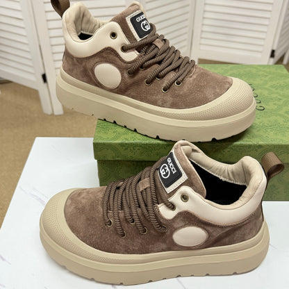 Gucci Men's Casual Sneakers | Brown, Black & Gray