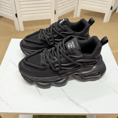 Gucci Men's Casual Sneakers in Brown, Gray & Black