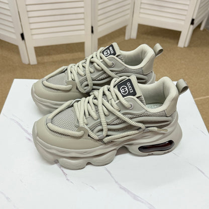 Gucci Men's Casual Sneakers in Brown, Gray & Black