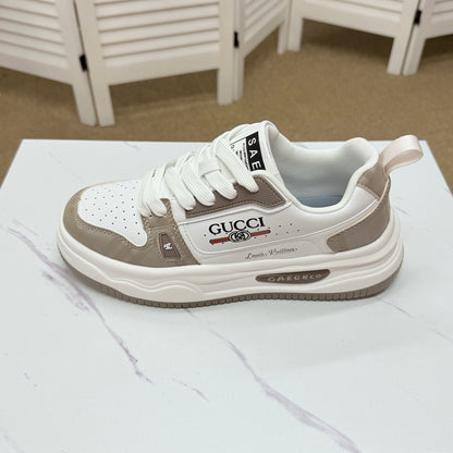 Gucci Men's Casual Sneakers | Brown & Beige