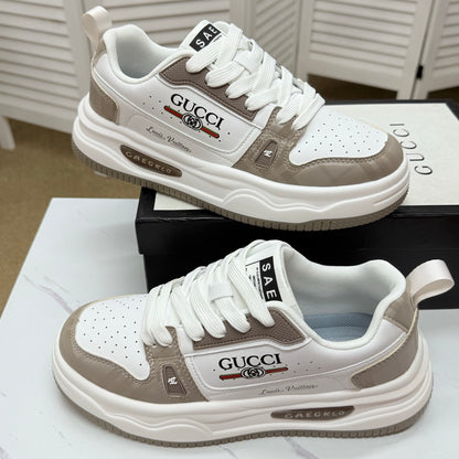 Gucci Men's Casual Sneakers | Brown & Beige