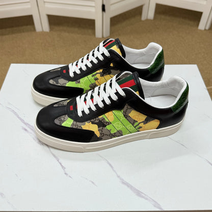 Gucci Men's Casual Sneakers in Black & White