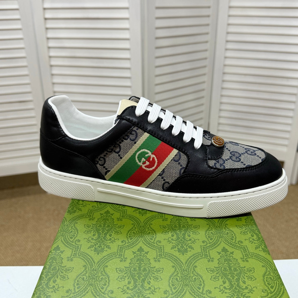 Gucci Men's Casual Sneakers | Solid & Two-Tone Colors
