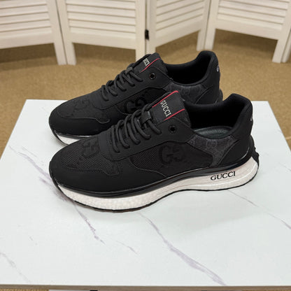 Gucci Men's Casual Sneakers | White, Blue & Black