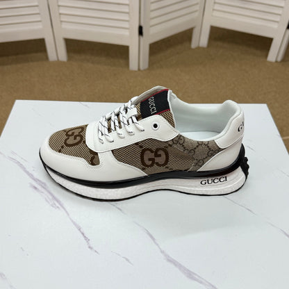 Gucci Men's Casual Sneakers | White, Blue & Black