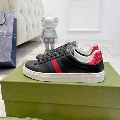 Gucci Men's Casual Sneakers | Silver, White & Black