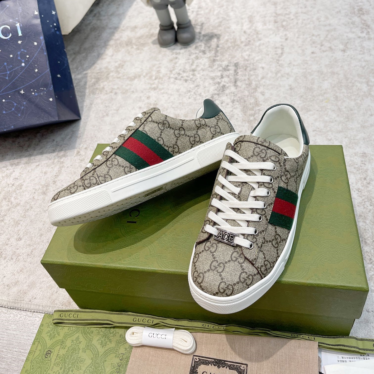 Gucci Men's Casual Sneakers | Brown & Black Options