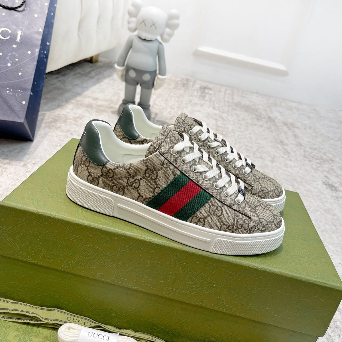 Gucci Men's Casual Sneakers | Brown & Black Options