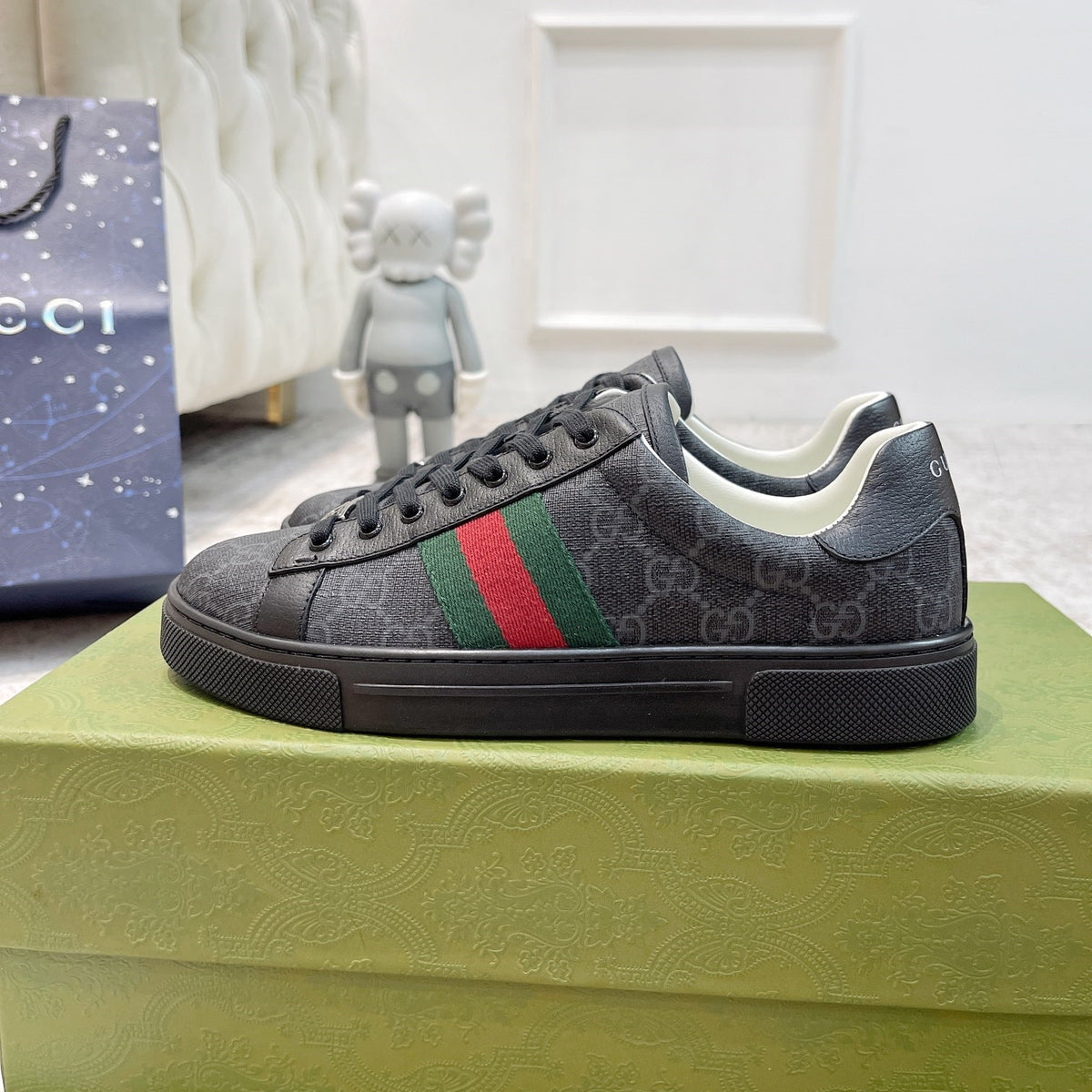 Gucci Men's Casual Sneakers | Brown & Black Options