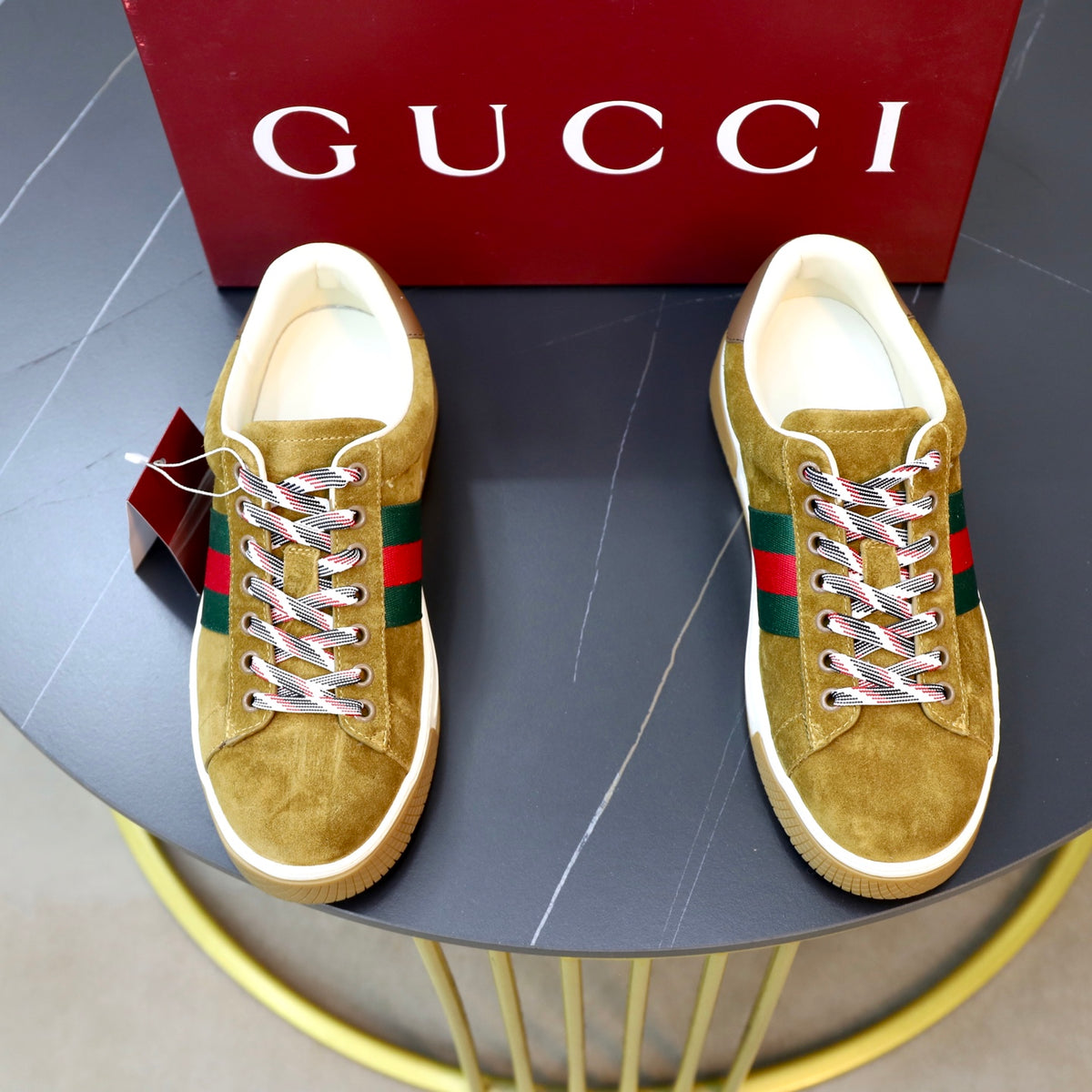 Gucci Men's Casual Sneakers | Brown & Black