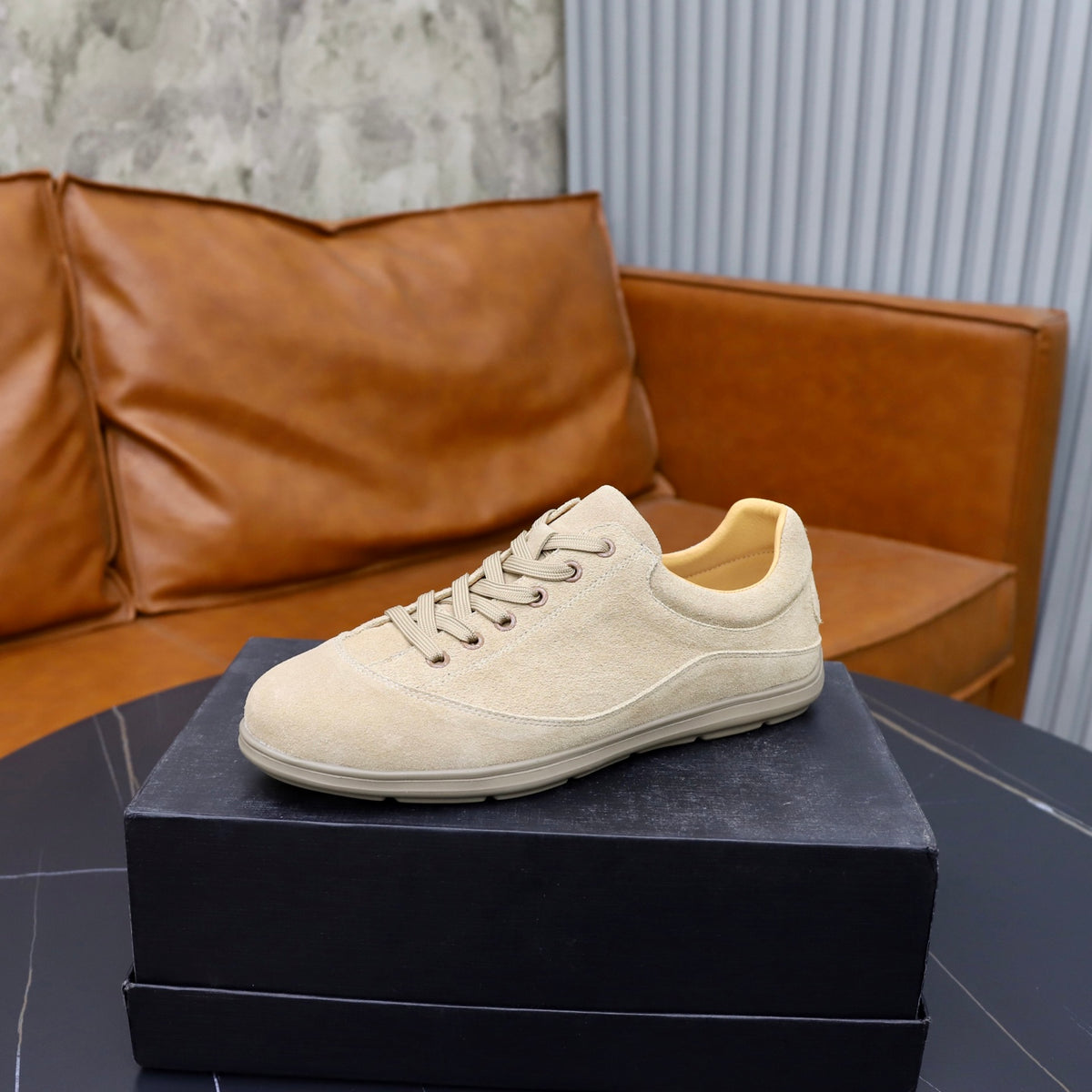 Gucci Men's Casual Sneakers | Beige, Brown & Black