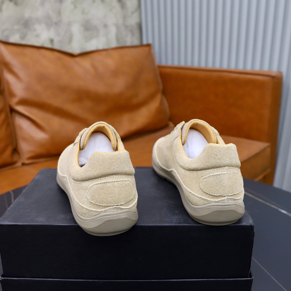 Gucci Men's Casual Sneakers | Beige, Brown & Black