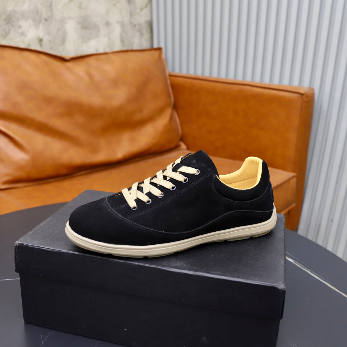 Gucci Men's Casual Sneakers | Beige, Brown & Black