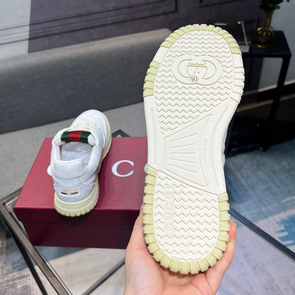 Gucci Men's Casual Sneakers | White & Black