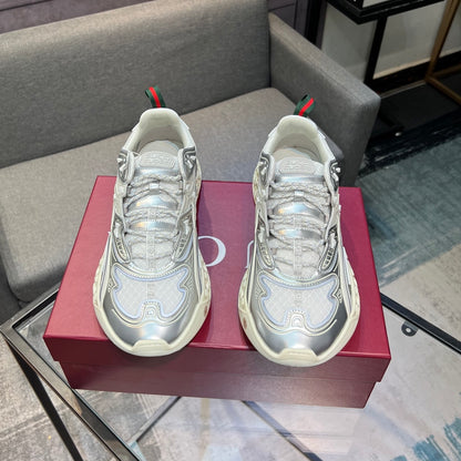 Gucci Unisex Casual Sneakers | White