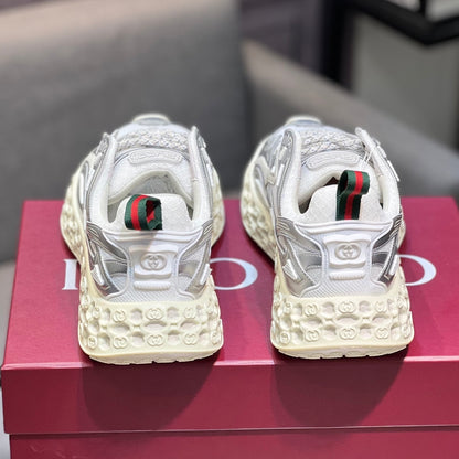 Gucci Unisex Casual Sneakers | White