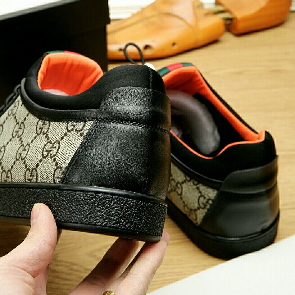 Gucci Men's Casual Sneakers | Brown & Black