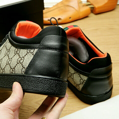 Gucci Men's Casual Sneakers | Brown & Black