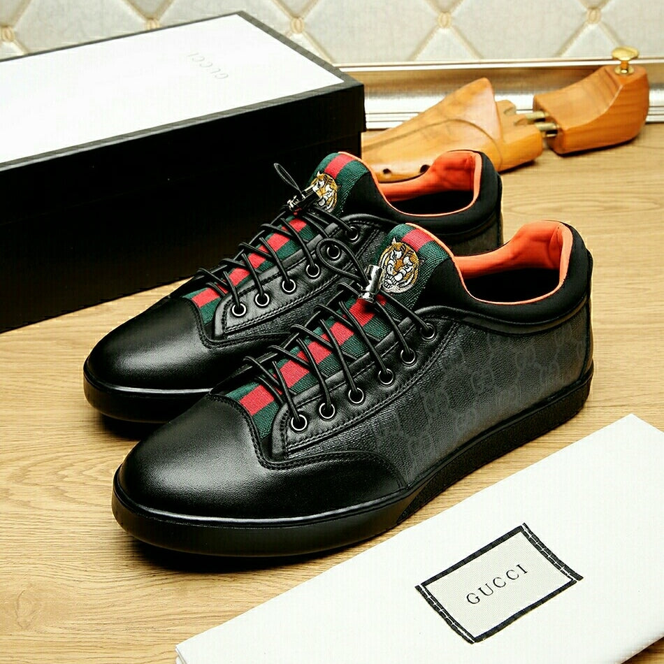 Gucci Men's Casual Sneakers | Brown & Black