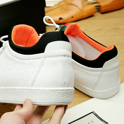 Gucci Men's Casual Sneakers | White & Black