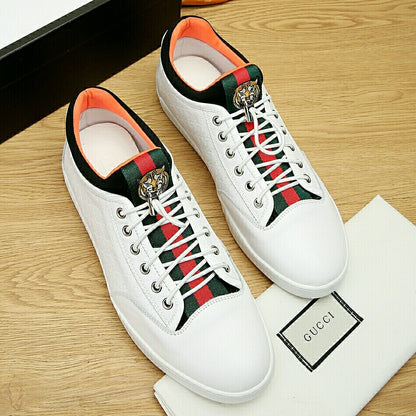 Gucci Men's Casual Sneakers | White & Black