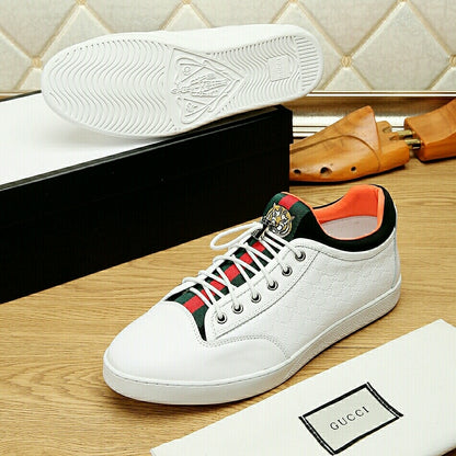 Gucci Men's Casual Sneakers | White & Black