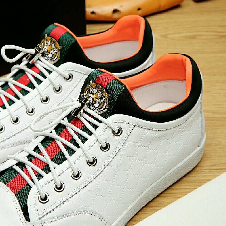 Gucci Men's Casual Sneakers | White & Black