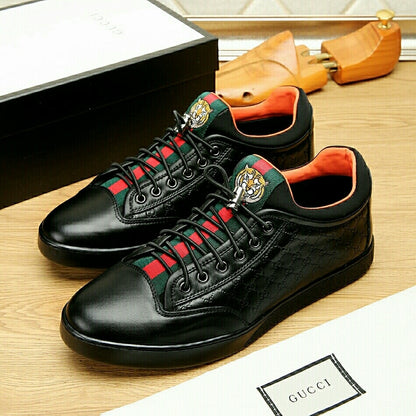 Gucci Men's Casual Sneakers | White & Black