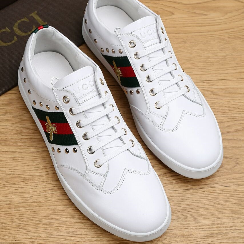 Gucci Men's Everyday Sneakers | White & Black