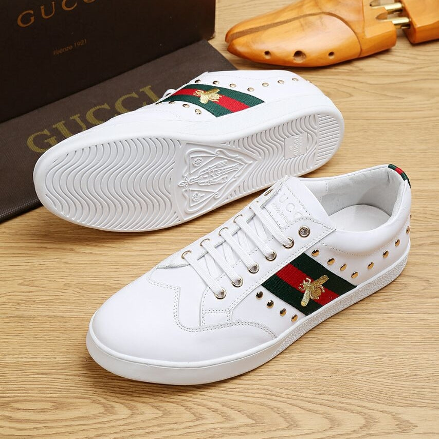 Gucci Men's Everyday Sneakers | White & Black